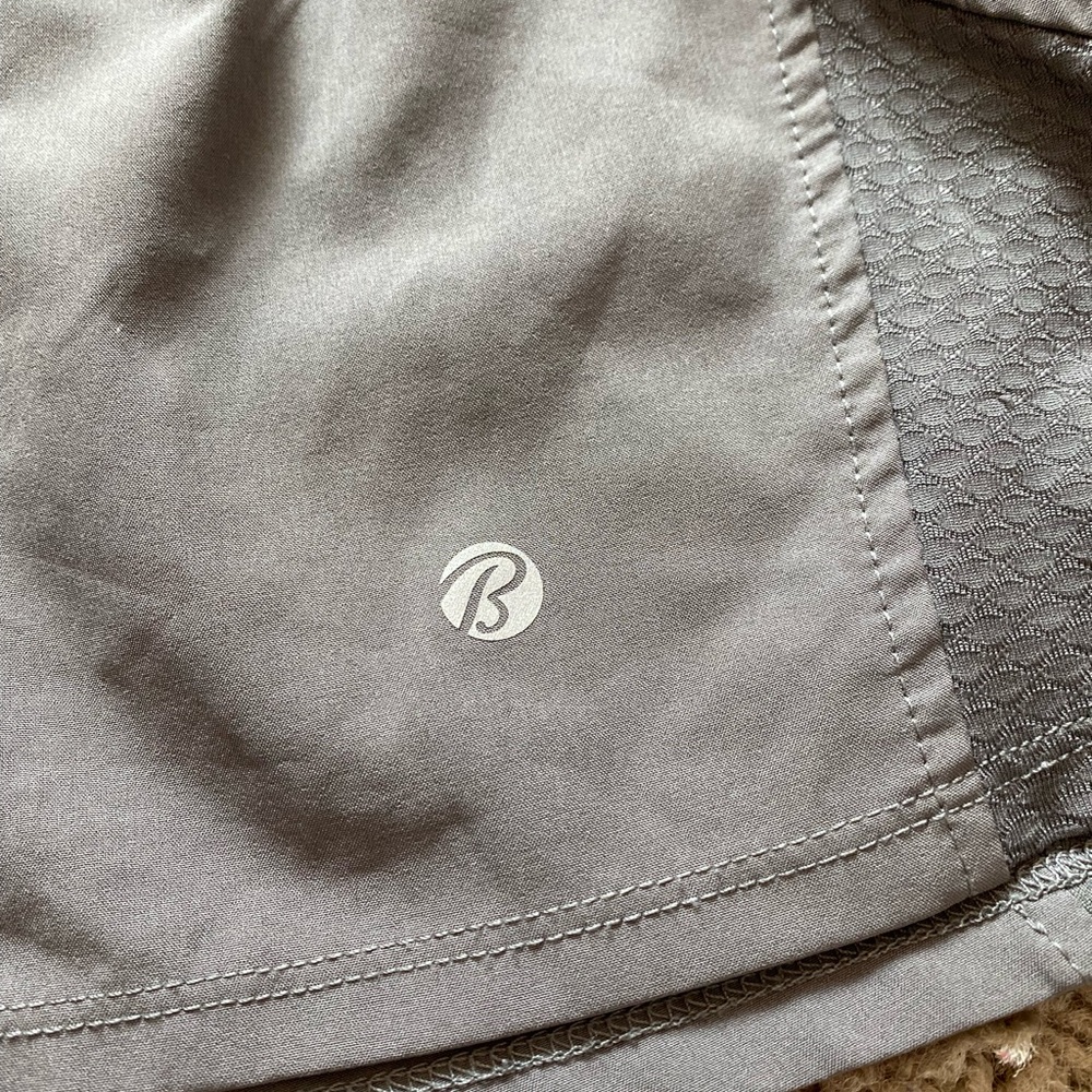 Grey Bally shorts - Athletic/silky material - Great for active wear